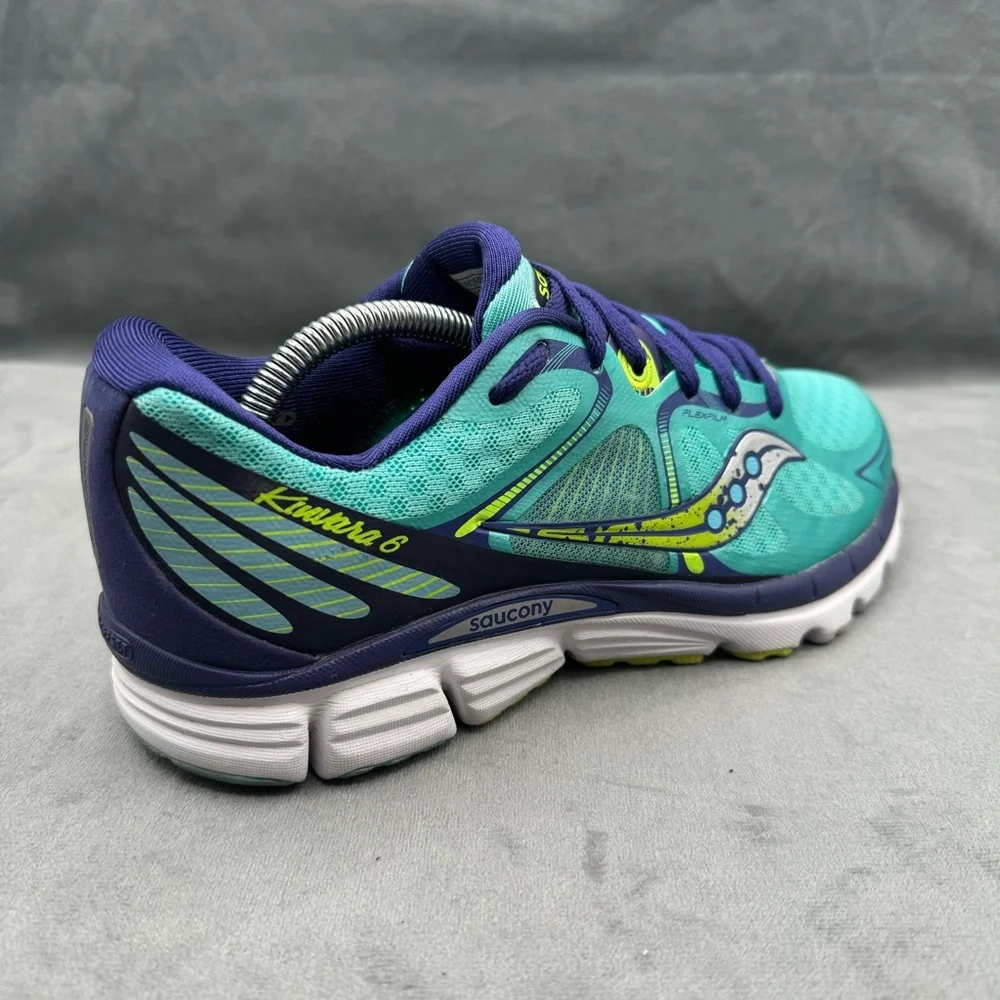 Saucony Women's Kinvara 6 Running Shoe Blue Green Size 7.5‎